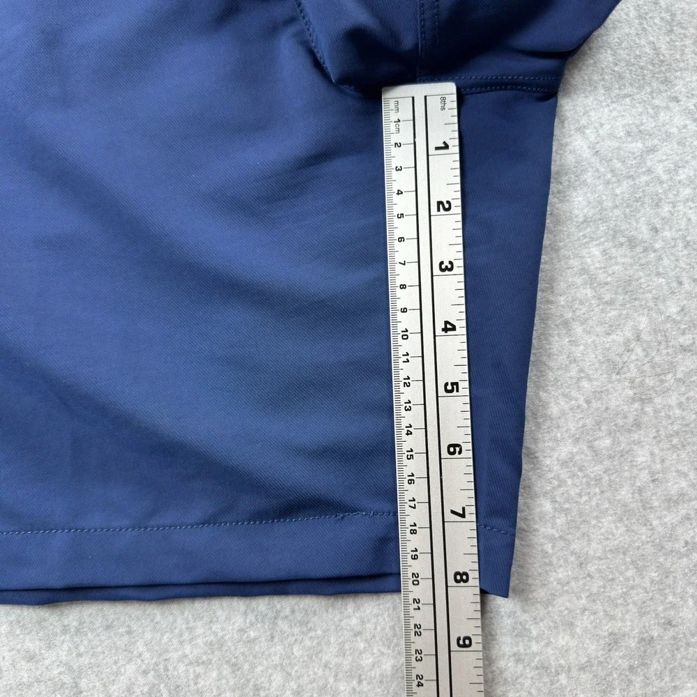 Turtleson Men's Performance Golf Stretch Golf Shorts Size38 Navy Flat Front NWOT